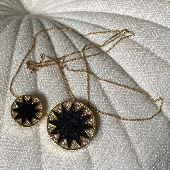 House of Harlow 1960 Double Sunburst Necklace, 26" - Picture 5 of 9